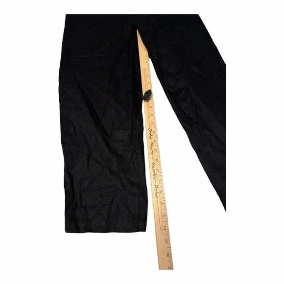 Quince Tapered Linen Pull On Pants Lagenlook Coastal Quiet Luxury Size Small WA1 - Picture 5 of 5